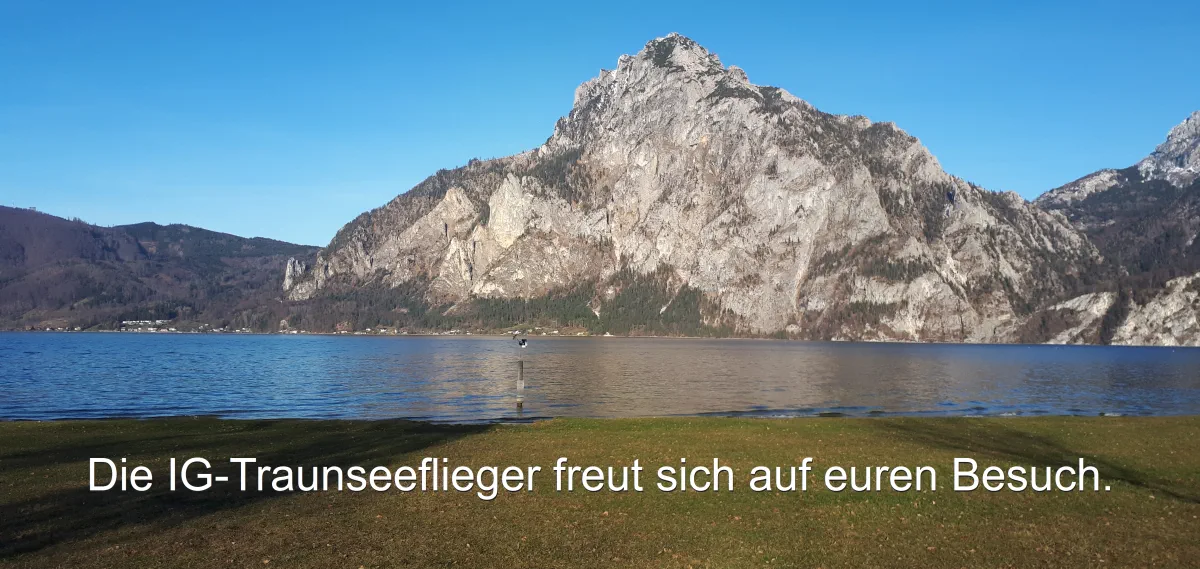 Das Fluggebiet der IG-Traunseeflieger